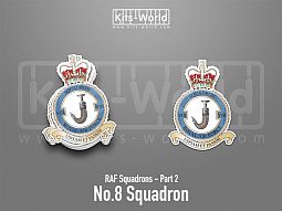 Kitsworld SAV Sticker - British RAF Squadrons - No.8 Squadron 